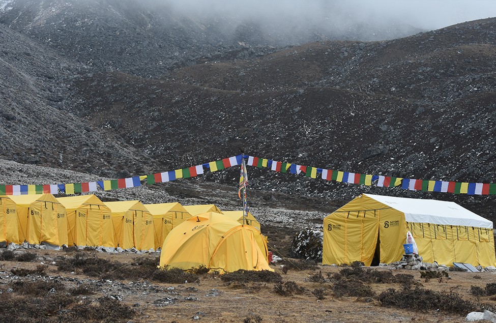 Satori Tents at Amadablam Base Camp