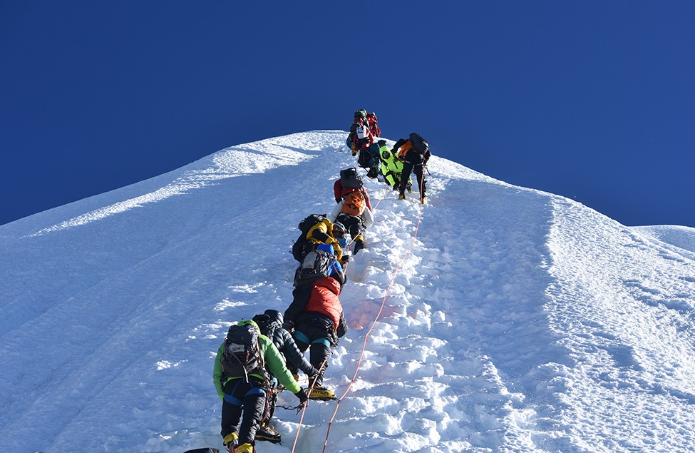 Way to Amadablam Summit