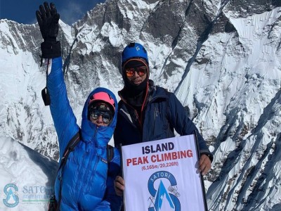 Lobuche and island Peak