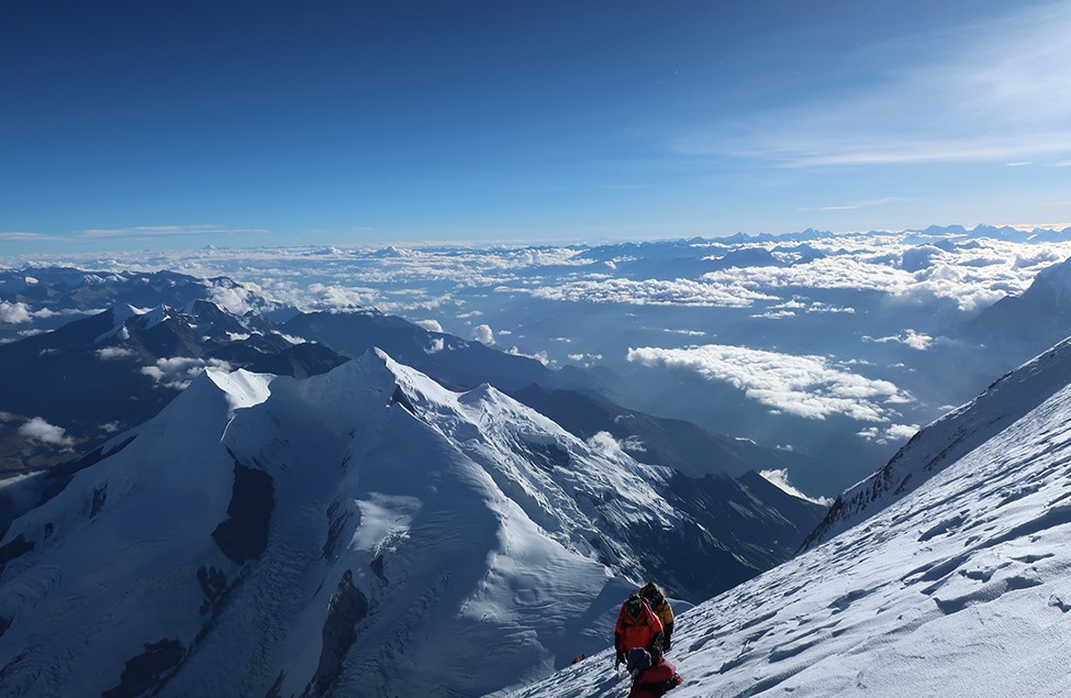 View from Dhaulagiri Summit