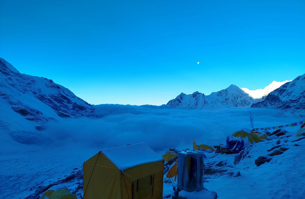 View from Kanchenjunga Base Camp