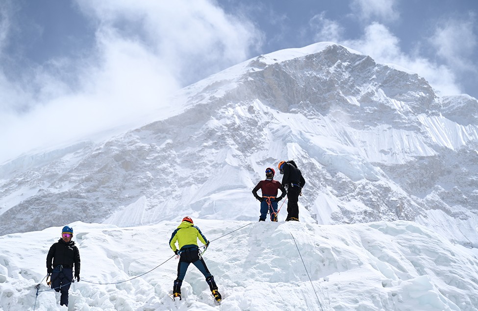 Climbing Training at Base Camp