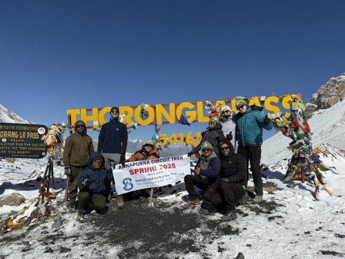 Throng La Pass, highest altitude of Throng la Pass